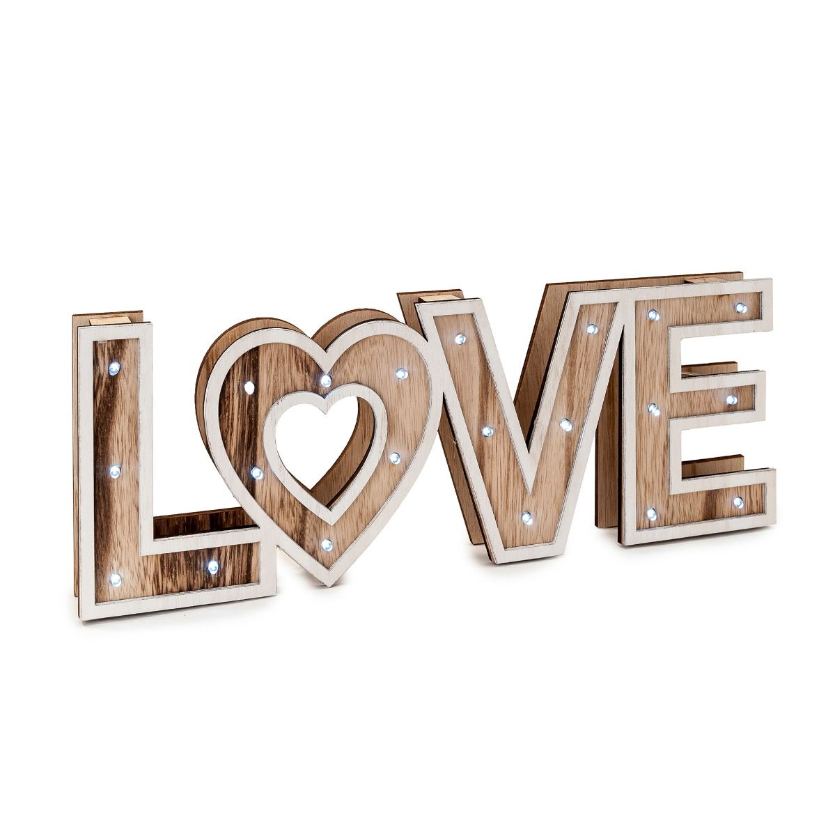 letras love madera decoración bodas